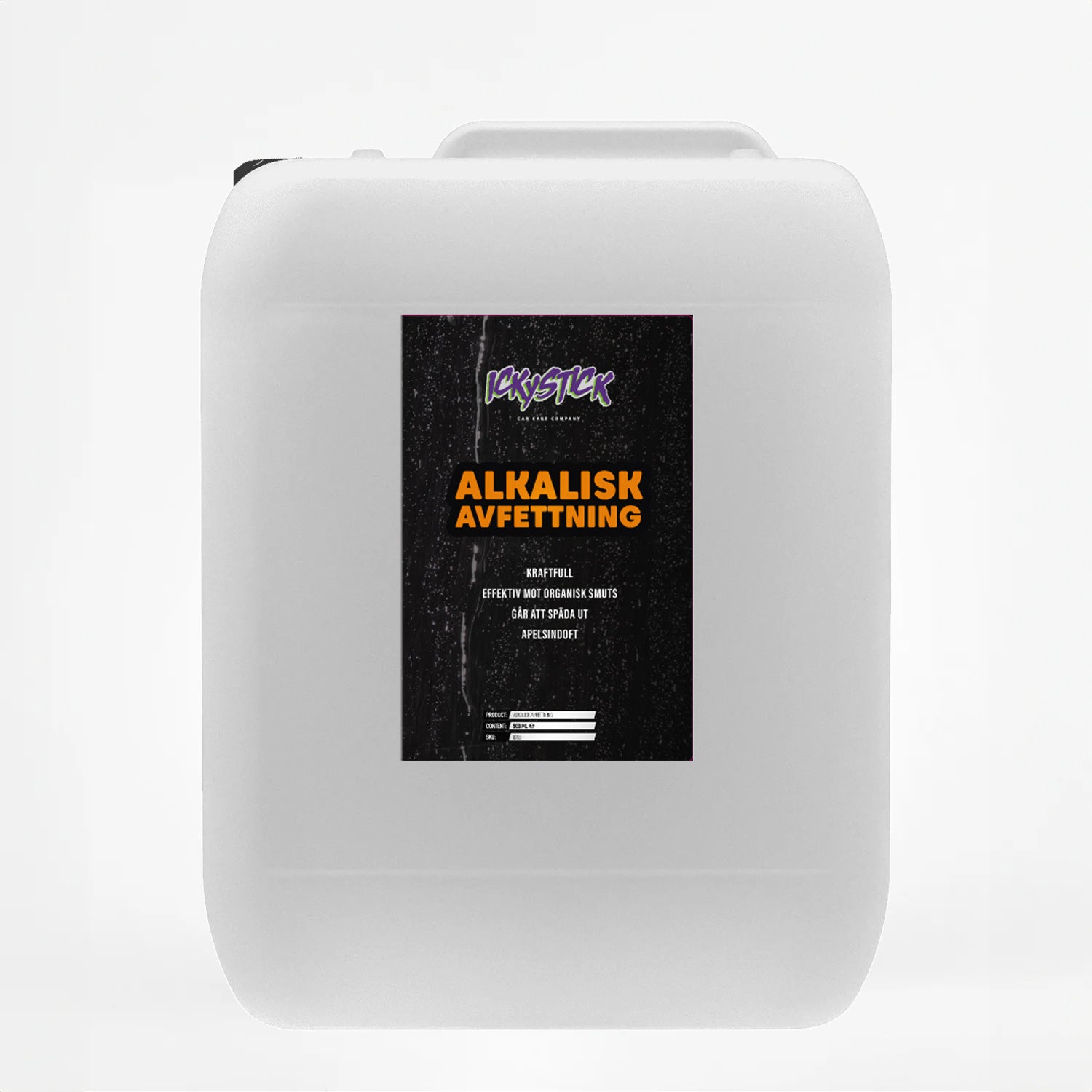 Ickystick alkaliskavfettning 5L